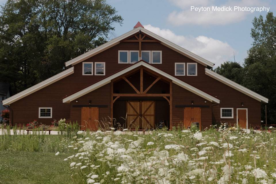 Front of the barn