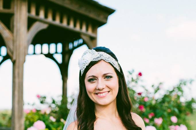 Smiling bride