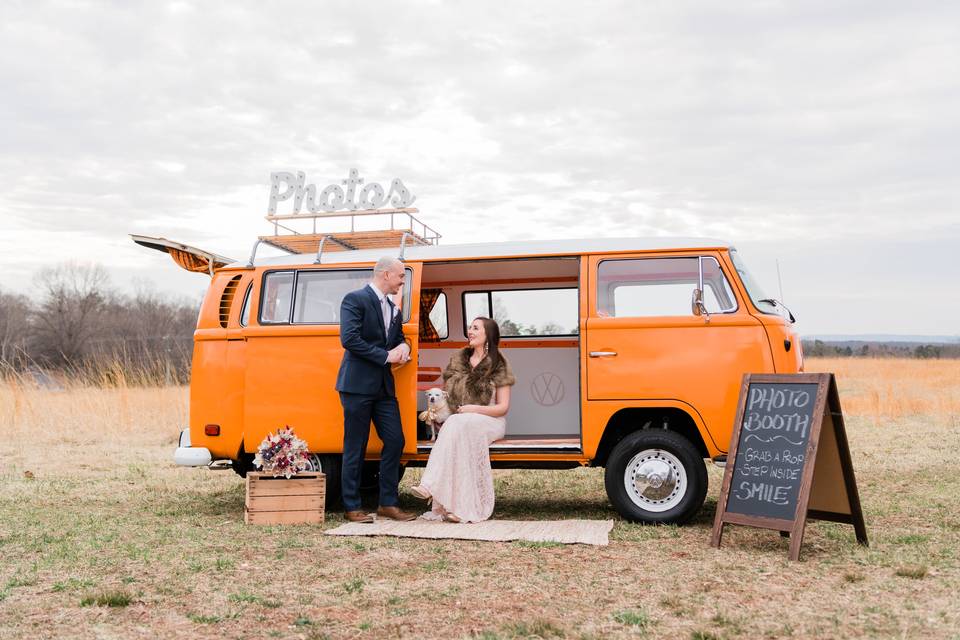 VW BUS Wedding Photo Booth