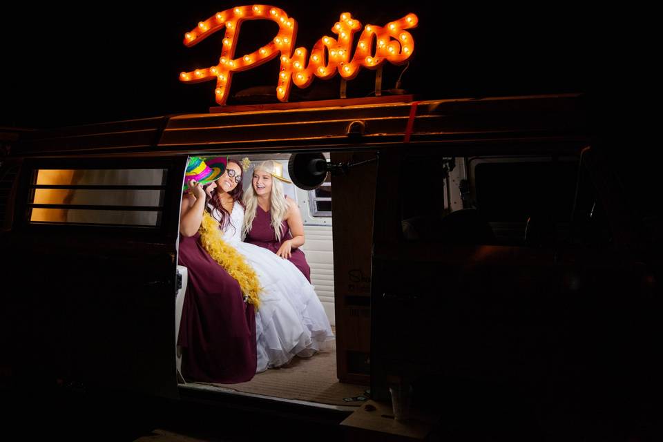 Photo booth bus