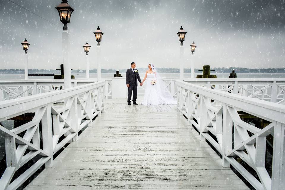 Got to photograph this gorgeous wedding in the freezing cold in New York