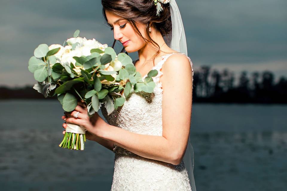 Floral headpiece -Denisse Jonsson Photography