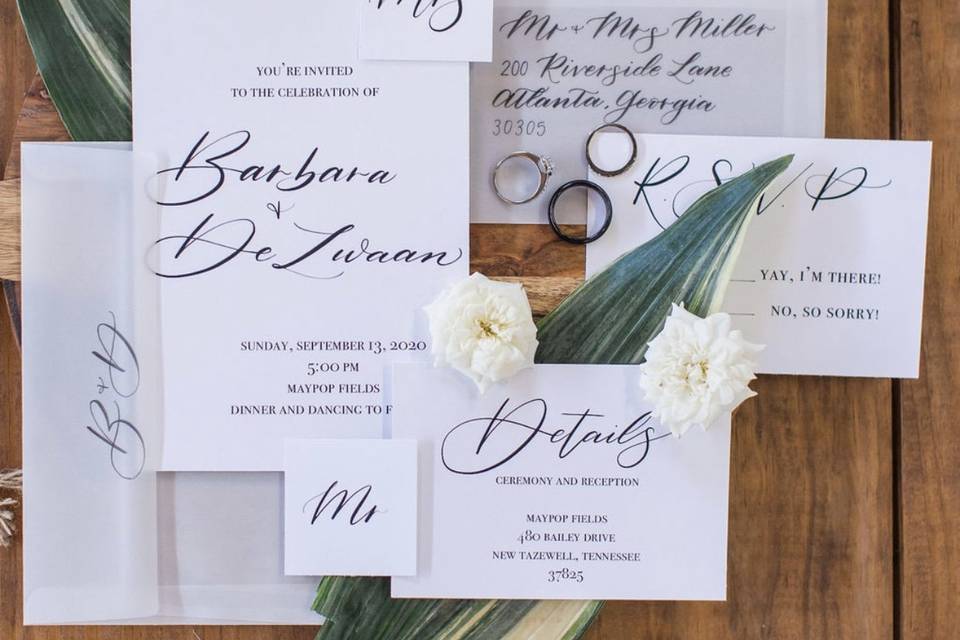 Custom Invitation Suite