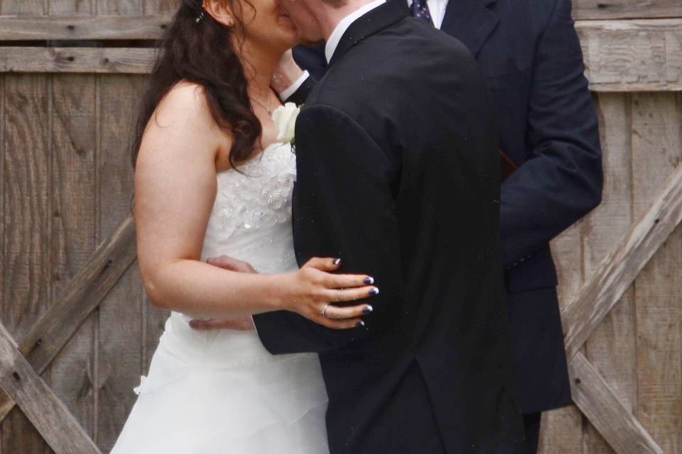 Wedding kiss