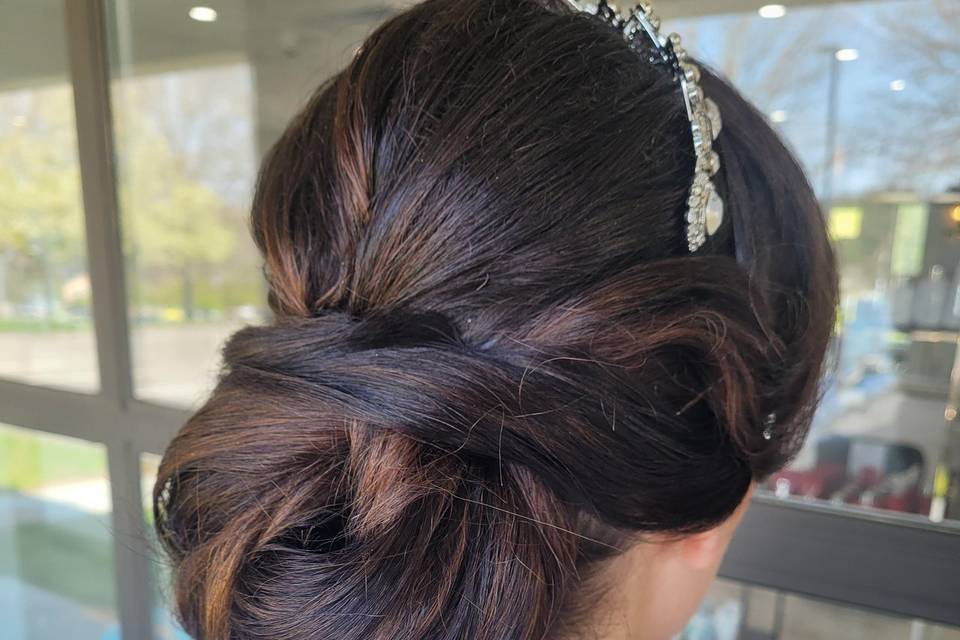 Wedding updo