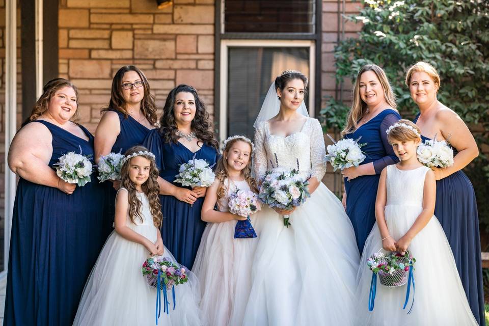 Bride & Her Tribe