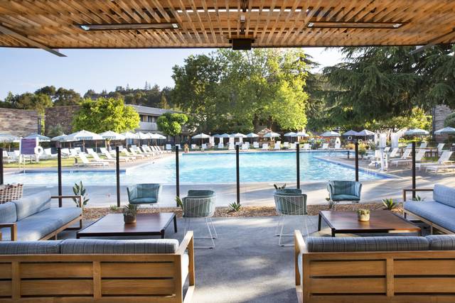 Poolside view