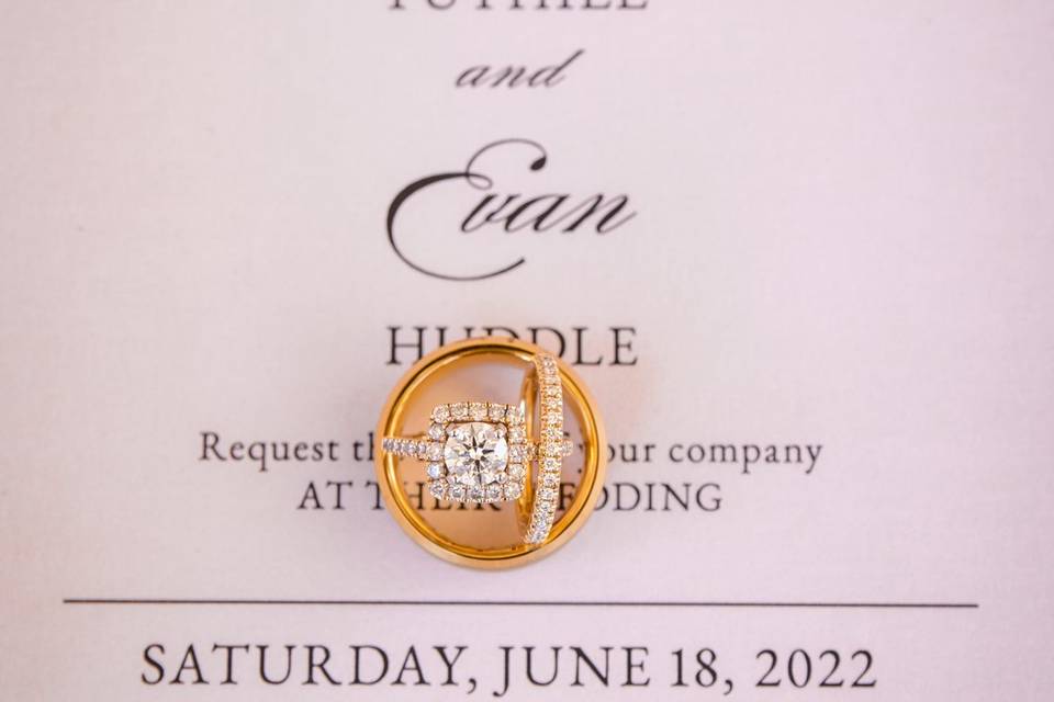 Invitation and ring