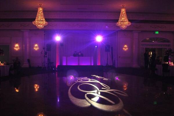 Wedding monogram light