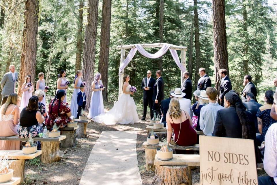 Forest wedding