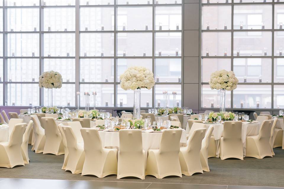 Elegant reception space