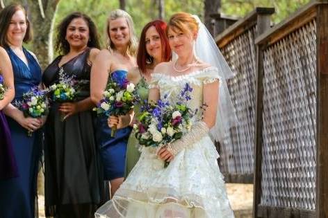 Beautiful peacock themed wedding.