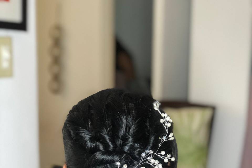 Hairstyle bride