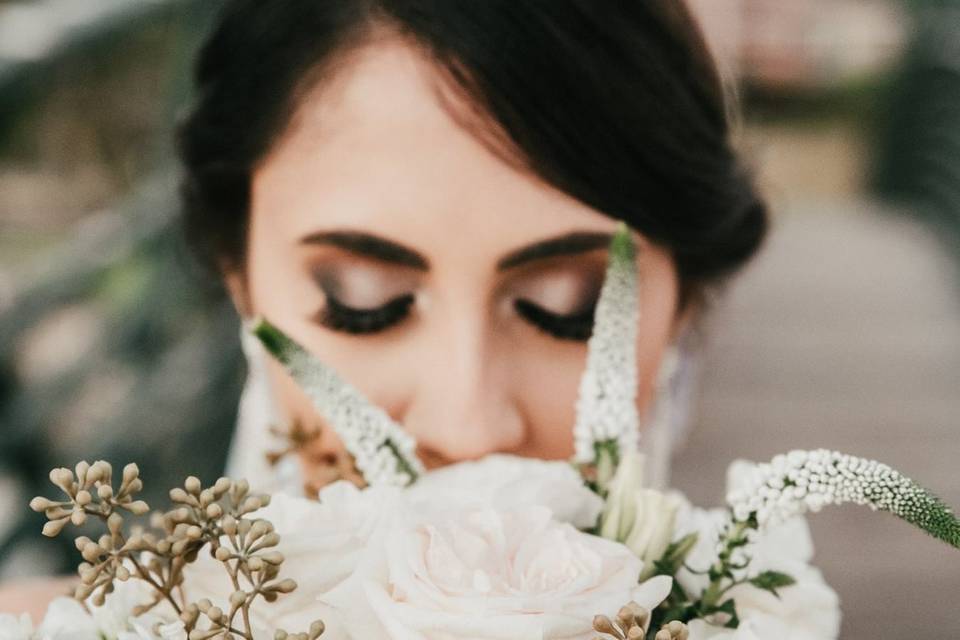 Bridal updo