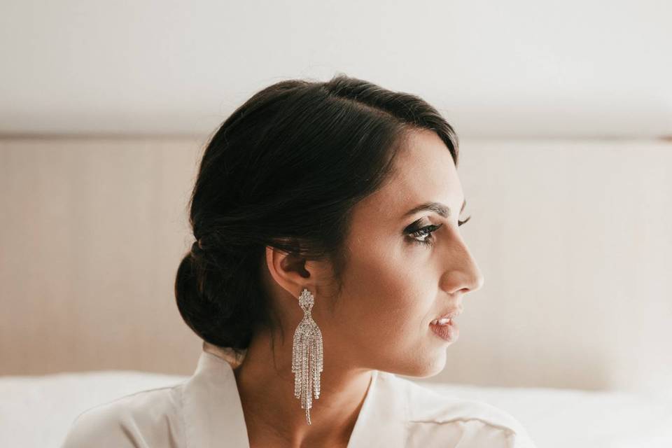 Bridal updo