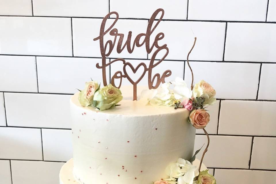 Bridal shower cake