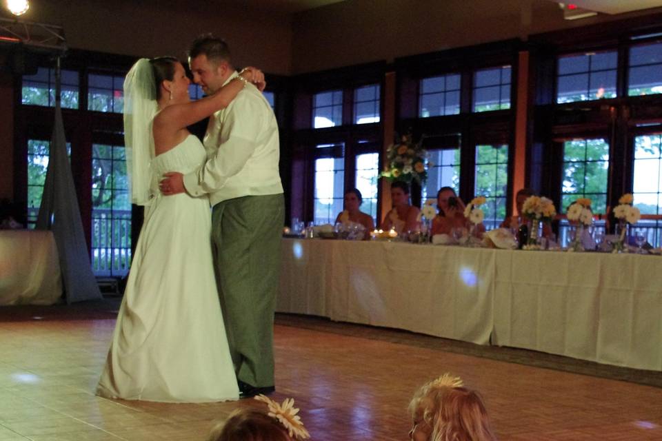 Couple dancing