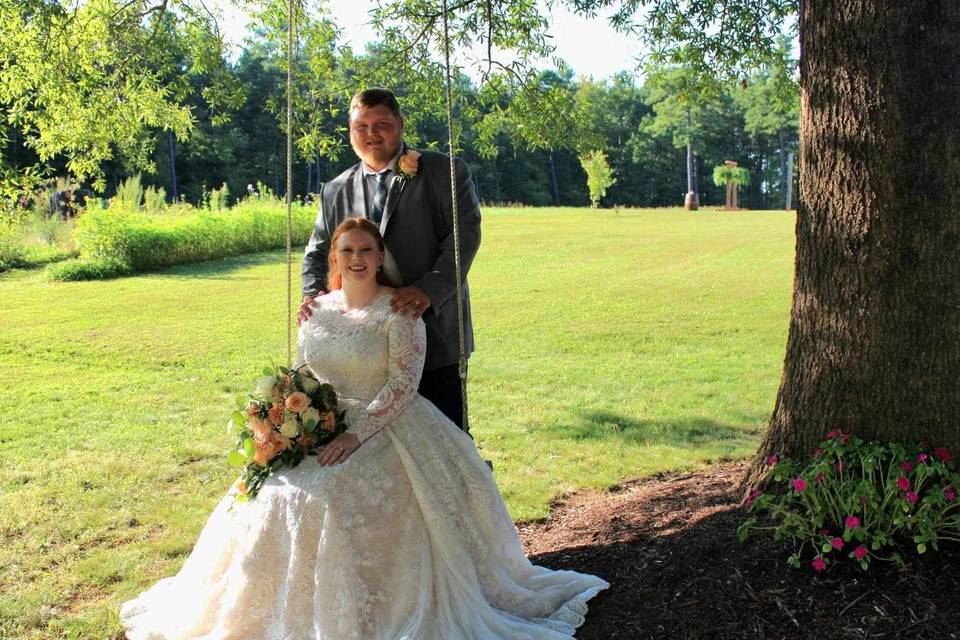 Beautiful Couple on Swing