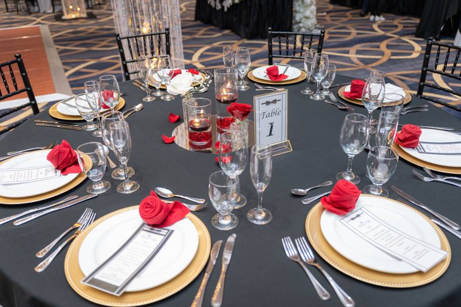 Wedding Table Set-Up