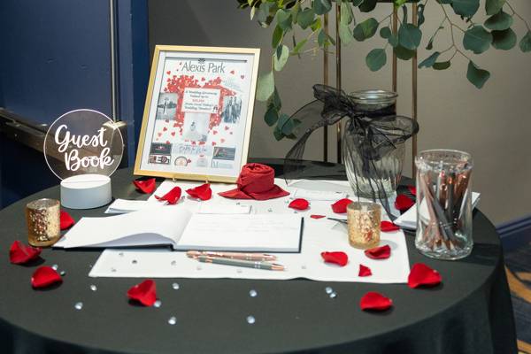 Wedding Guest Book Table