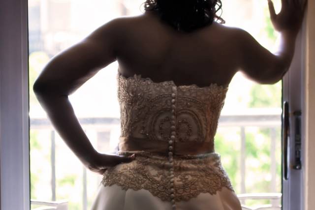 Girl in a white dress