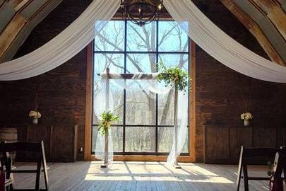 Inside The Barn at Walnut Cree