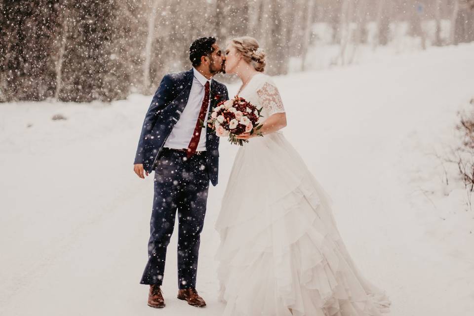 Snowy bridals