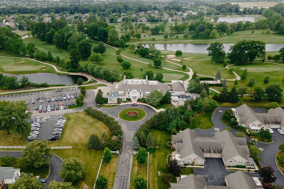Birds Eye View of Clubhouse
