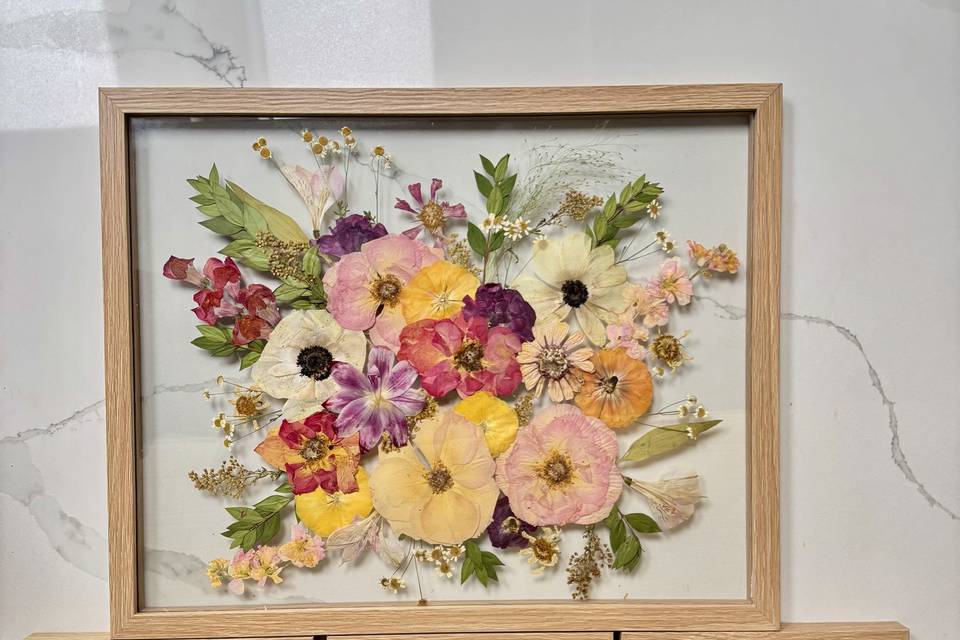 Pressed/Preserved Bridal Bouq