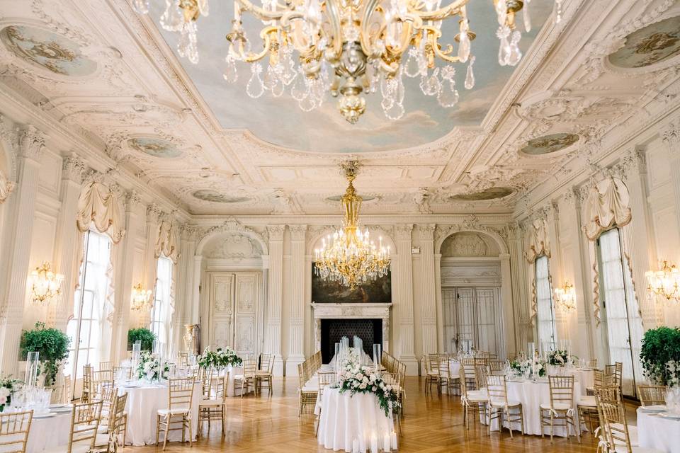 Rosecliff wedding ballroom