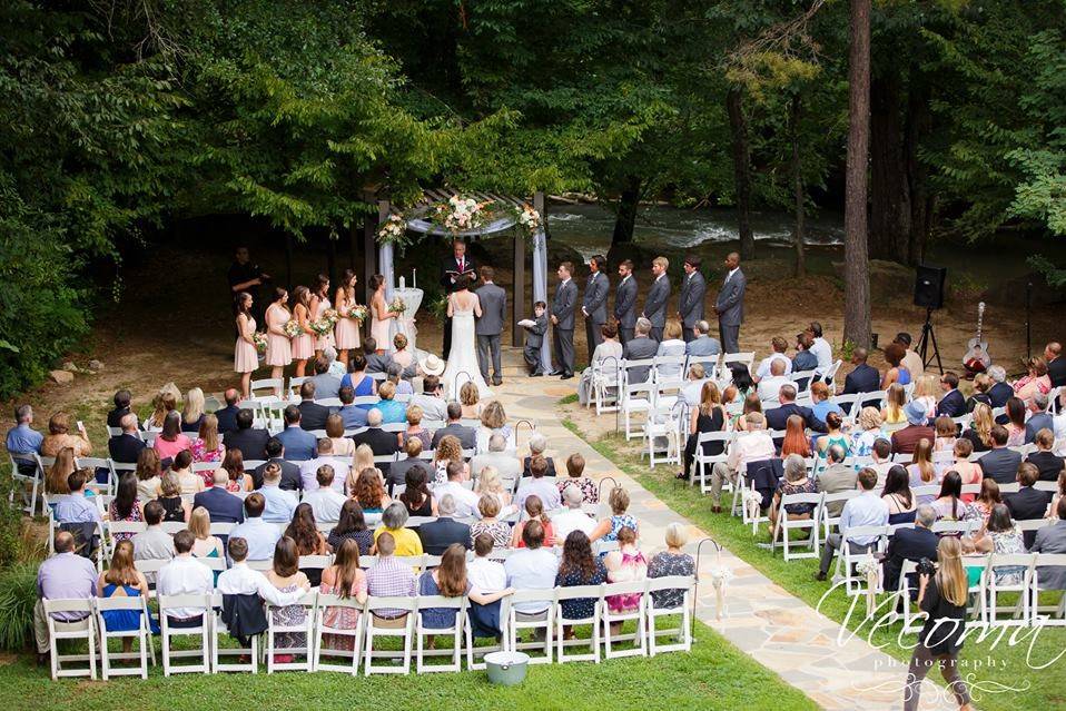 Wedding in the woods