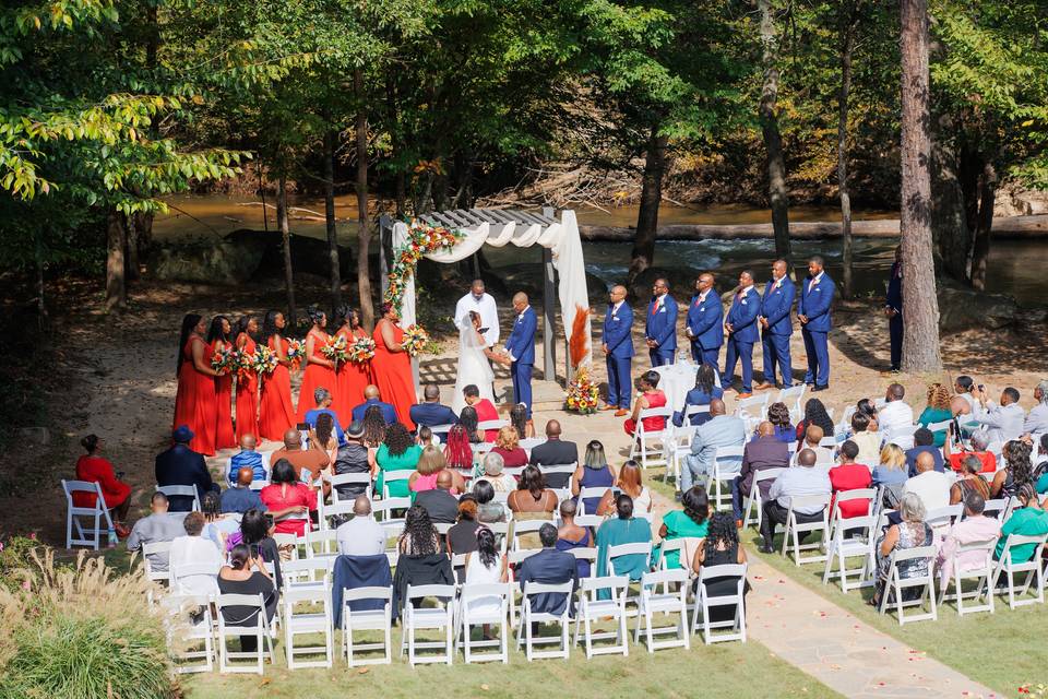 Gorgeous daytime wedding