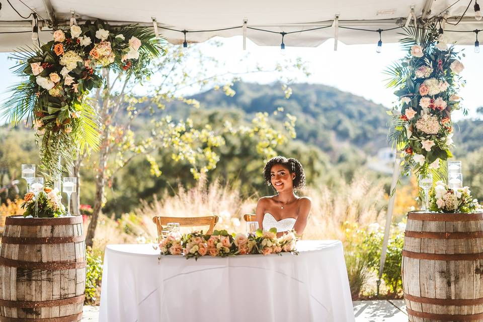 Repurpose your Arch Flowers