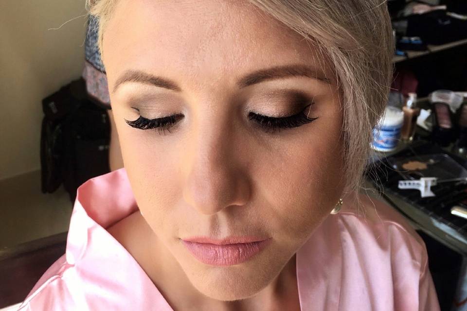 Bridesmaid makeup