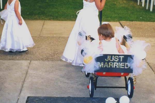 Kids at the wedding