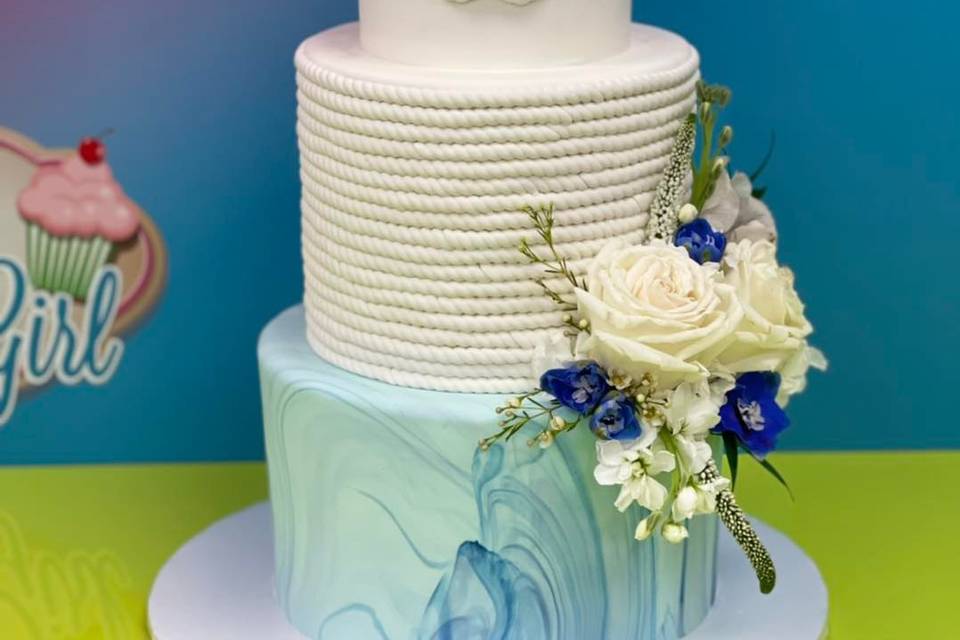 Nautical Wedding Cake