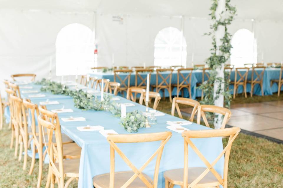 Tent wedding