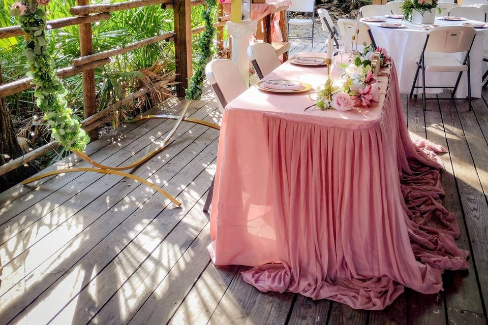 Sweetheart Table Decor