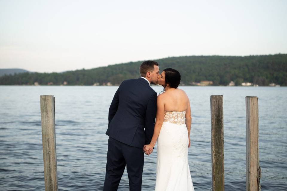 Couple by water