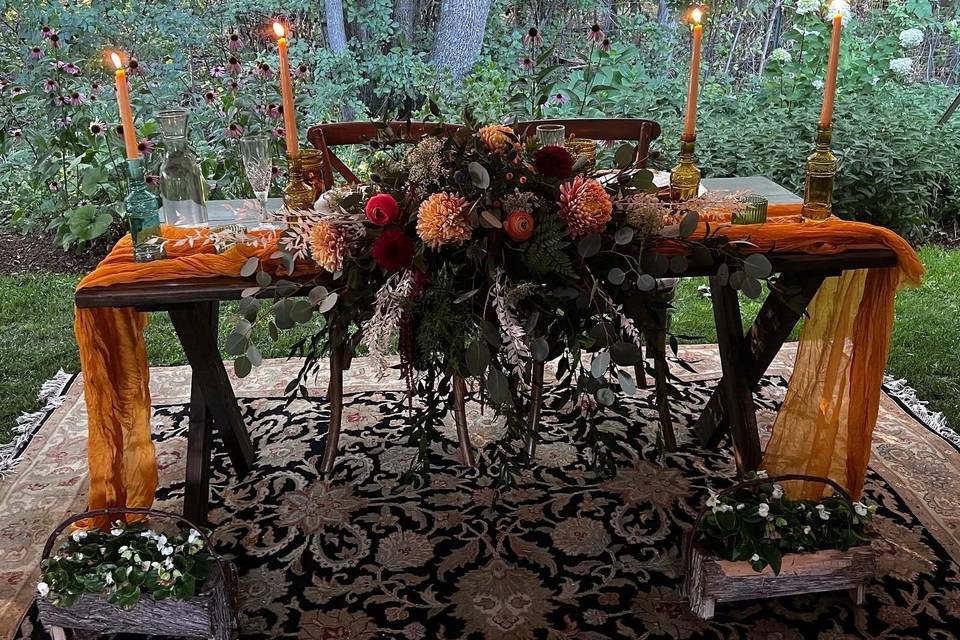 Sweetheart table