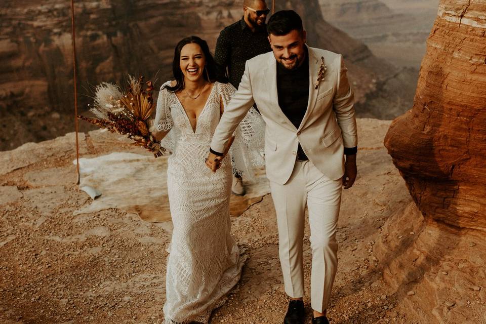 Cinematic wedding video