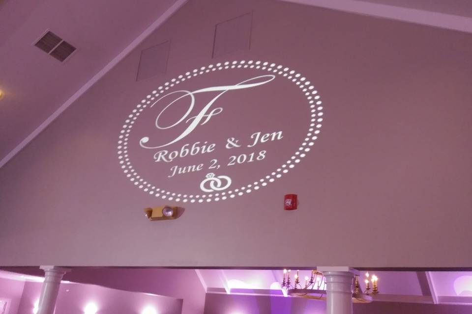 Disney Monogram & Uplighting