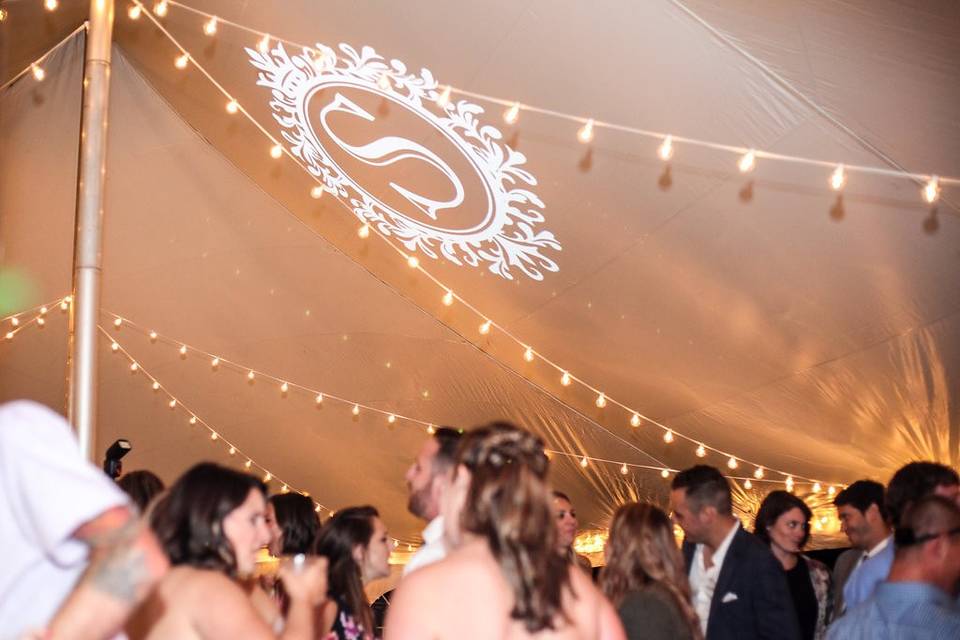 Custom Tent Monogram