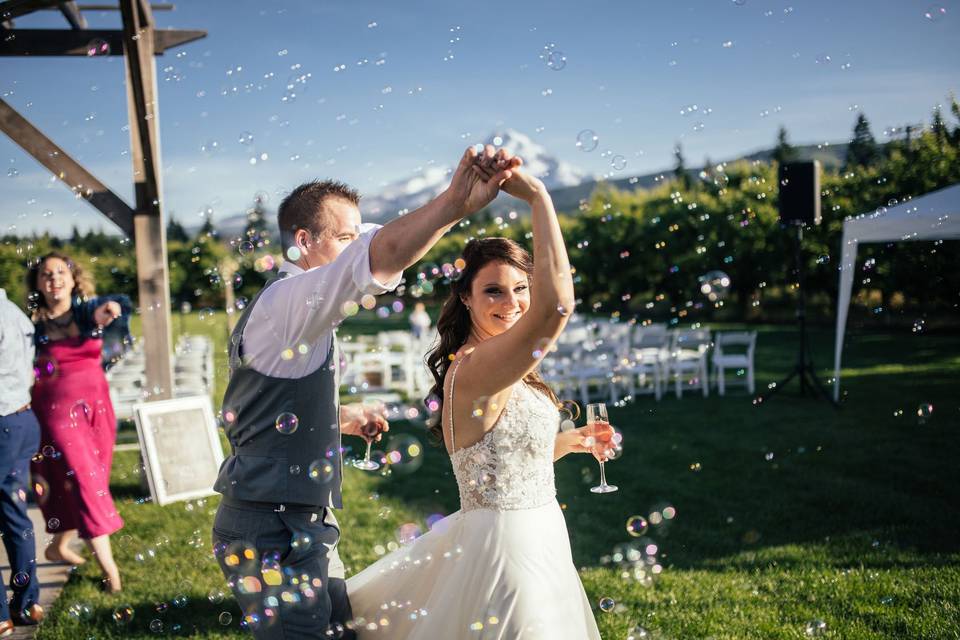 Their first dance