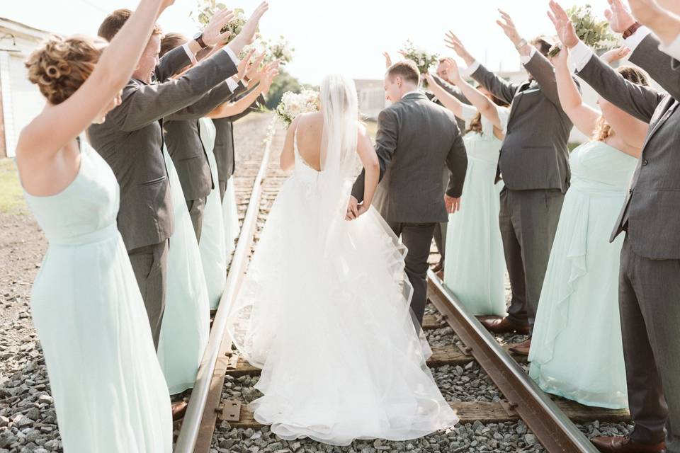 Couple walking