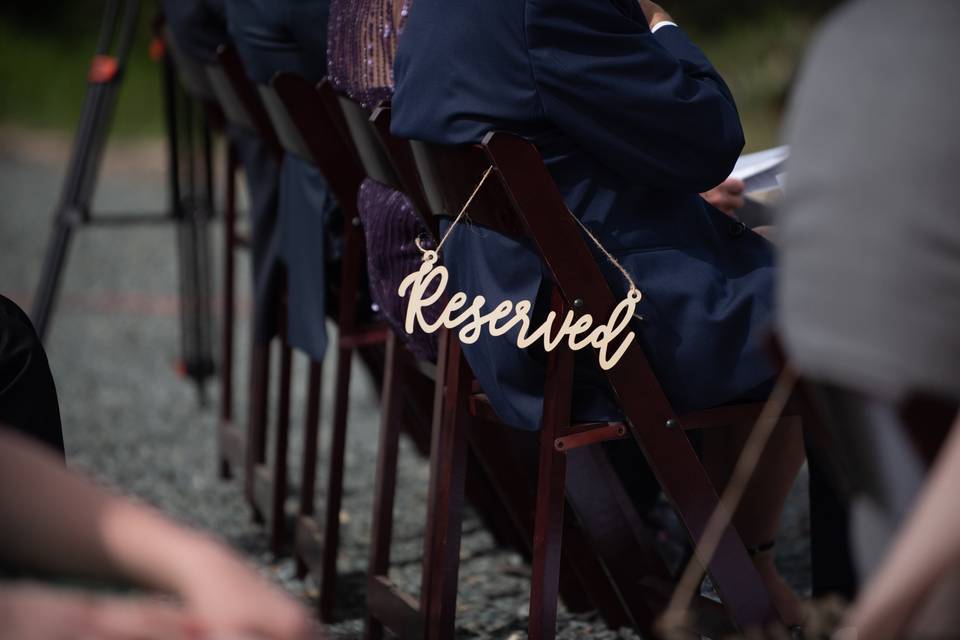 Ceremony Seating