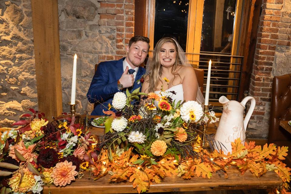 Fall Sweetheart Table