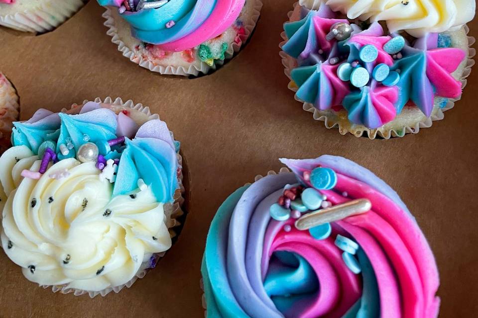 Birthday cupcakes