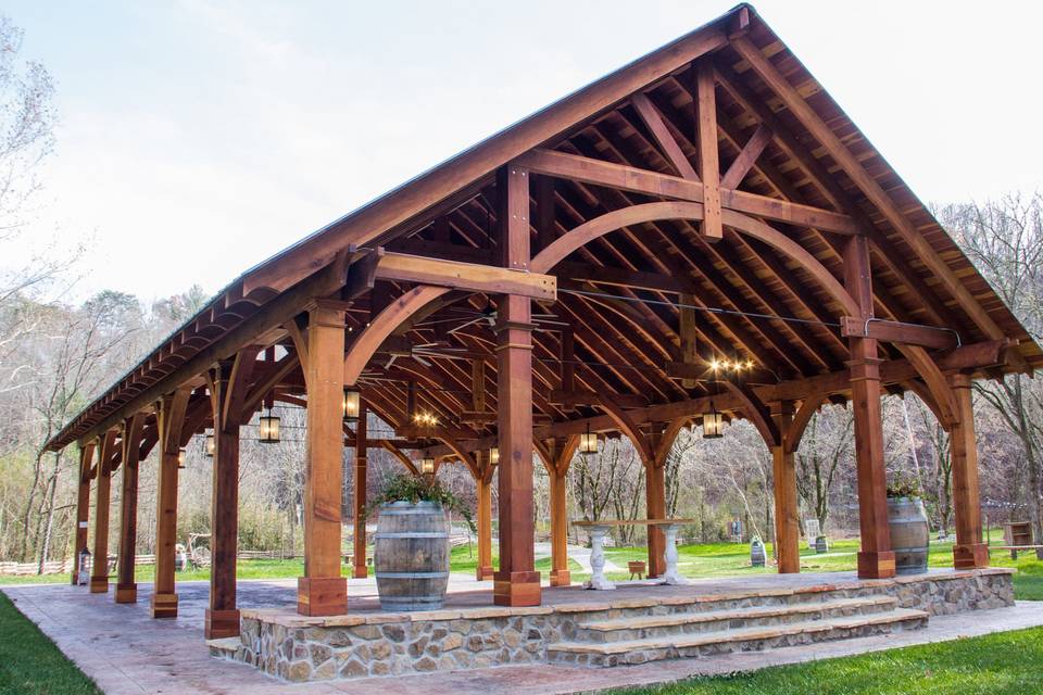 Wooden arch