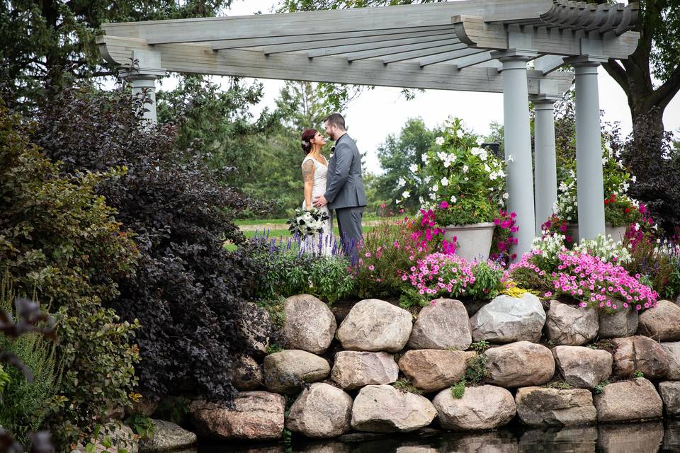 Colorful Wedding Portrait